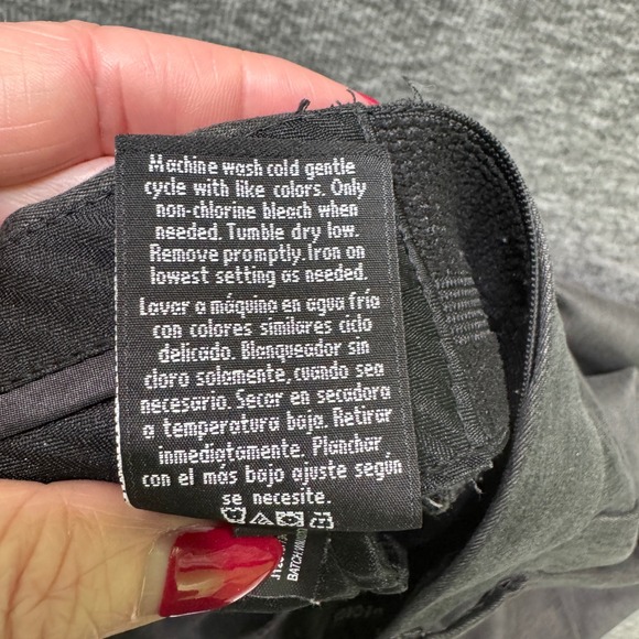 George Men's 36x34 Dress Pants Charcoal Grey Classic Pleated Recycled Polyester - Picture 6 of 8